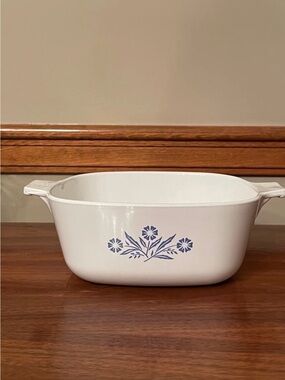 Corning Ware, Blue Cornflower, Baking Dish, P-1 3/4-B, No Lid (52/P-7-C)